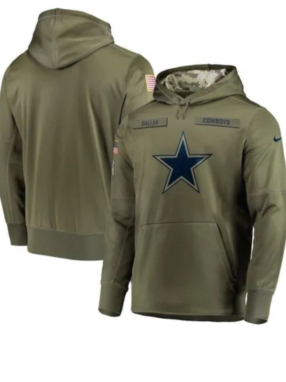 DALLAS COWBOYS 2018 Salute To Service NFL Hoodie